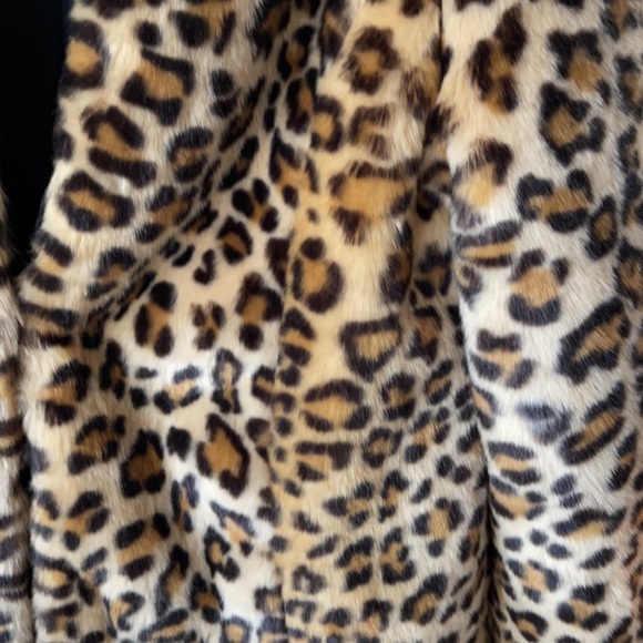 Faux fur Leopard jacket / blazer - Picture 3 of 5